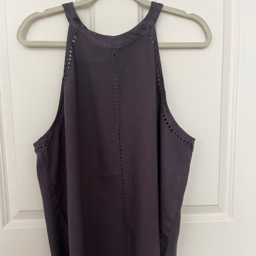 Anthropologie Navy Tank (XL)